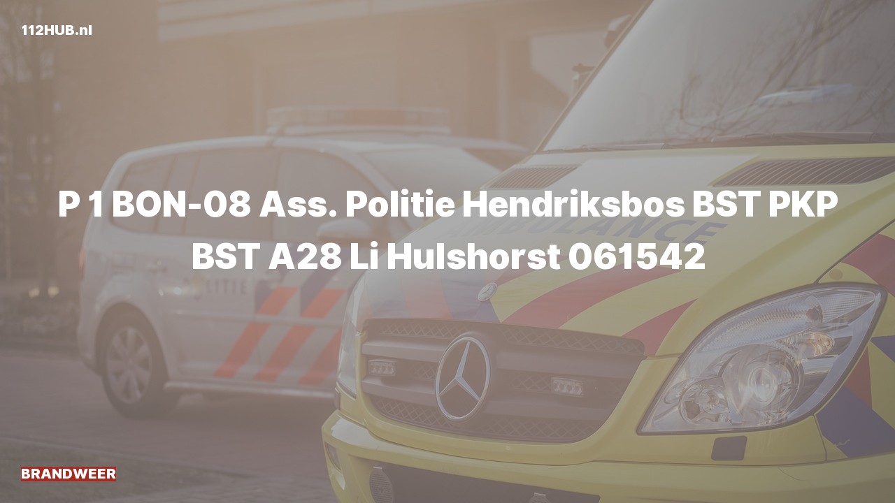 Deelafbeelding voor Brandweer met spoed naar de Hendriksbos in Hulshorst.