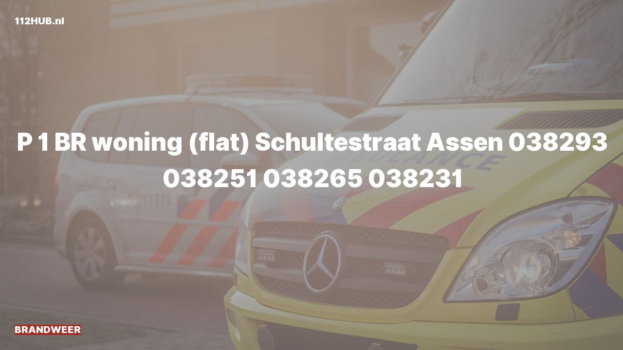 Deelafbeelding voor P2000-melding voor brand in woning.