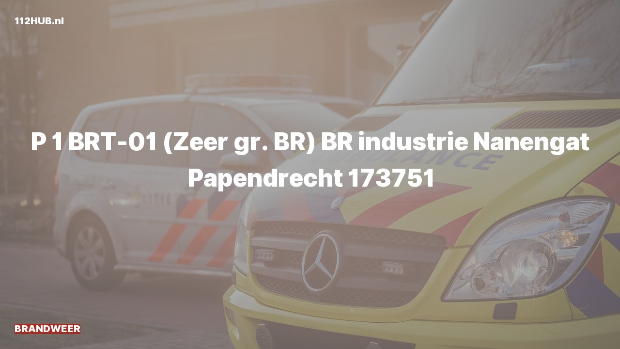 Deelafbeelding voor De brandweer is met spoed uitgerukt voor een industriële brand naar de Nanengat in Papendrecht