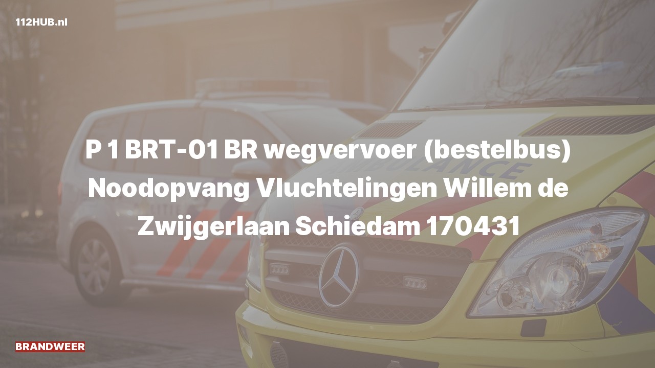 Deelafbeelding voor De brandweer is met spoed uitgerukt voor een brand naar de Willem de Zwijgerlaan in Schiedam