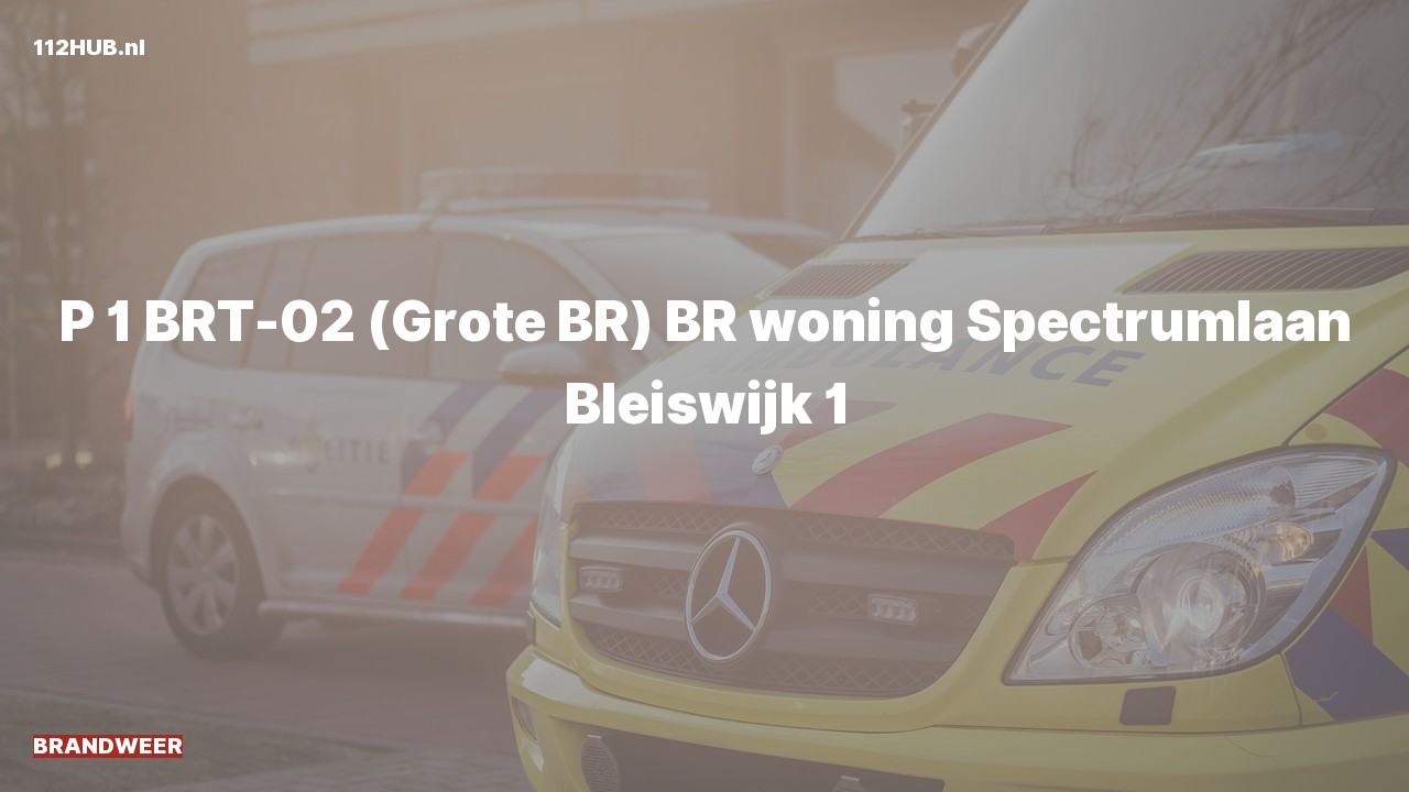 Deelafbeelding voor P2000-melding voor brand in woning.
