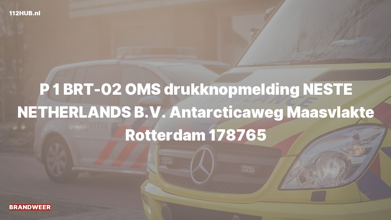 Deelafbeelding voor P2000-melding.