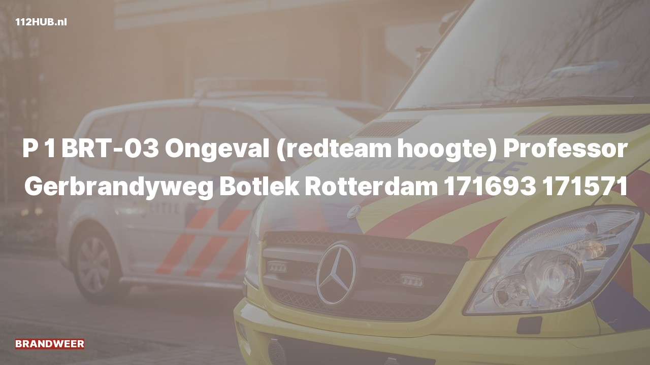 Deelafbeelding voor P2000-melding.