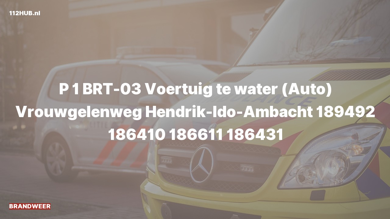 Deelafbeelding voor Brandweer met spoed naar de Vrouwgelenweg in Hendrik-Ido-Ambacht.
