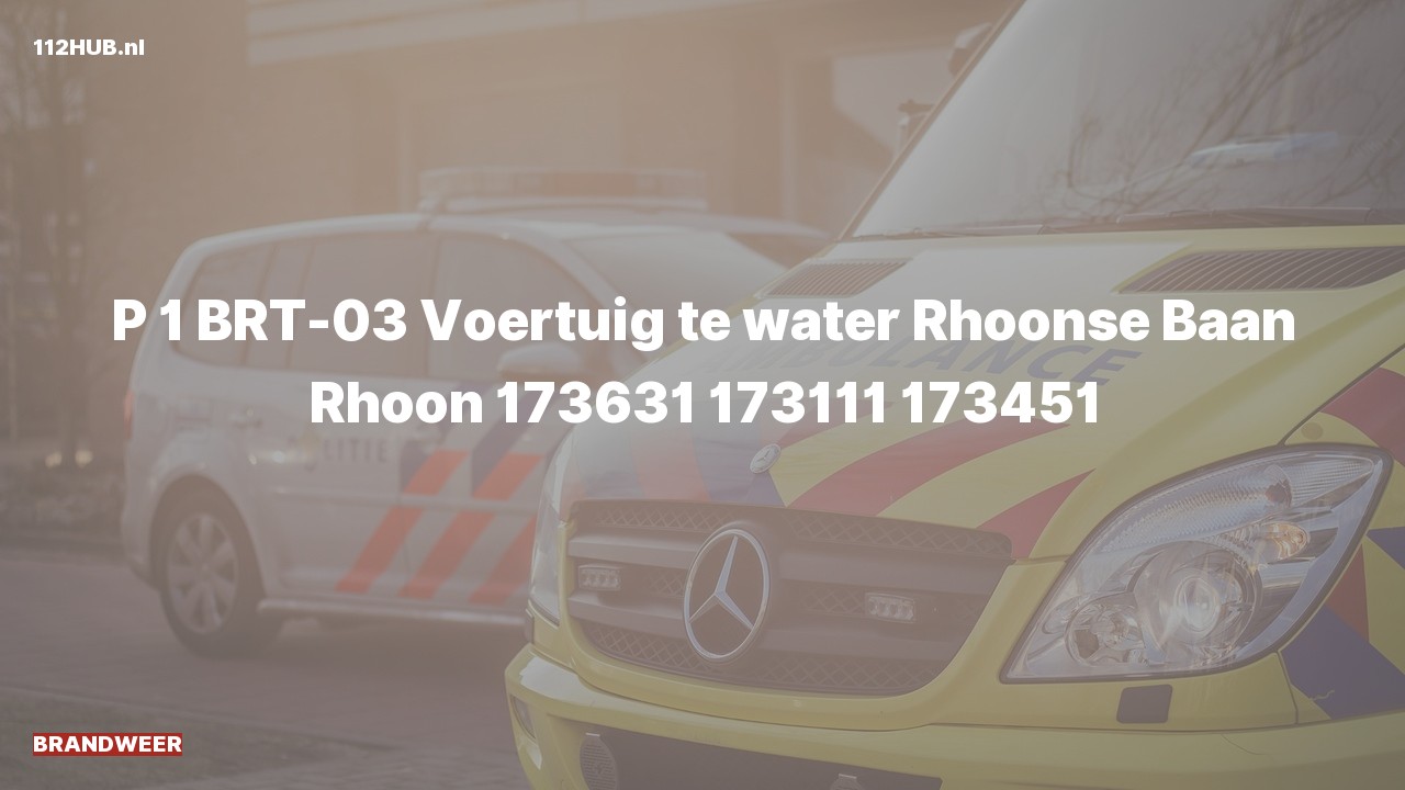 Deelafbeelding voor P2000-melding.