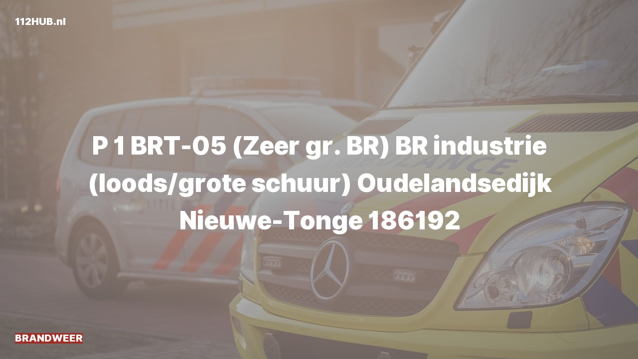Deelafbeelding voor Brandweer met spoed naar de Oudelandsedijk in Nieuwe-Tonge.