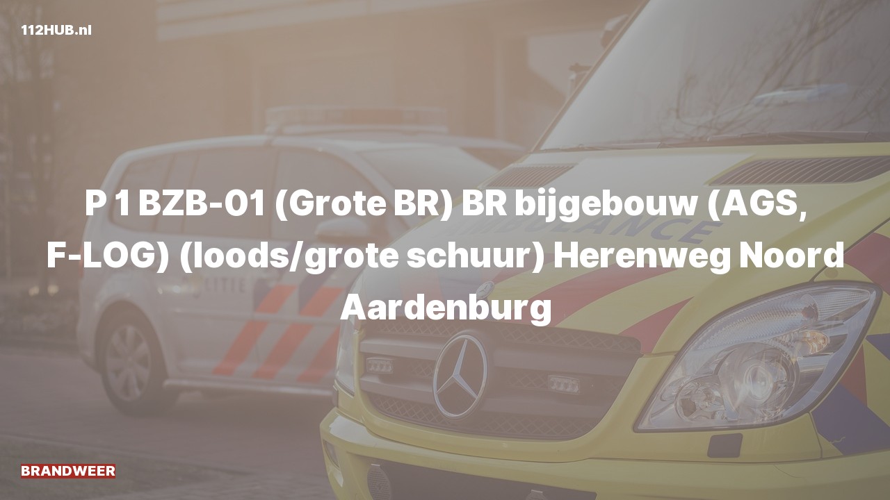 Deelafbeelding voor Brandweer met spoed naar de Herenweg Noord in Aardenburg.