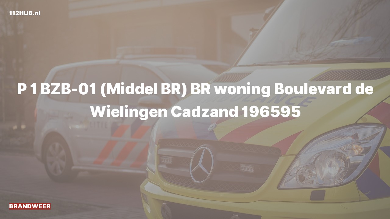 Deelafbeelding voor De brandweer is met spoed uitgerukt voor een woningbrand naar de Boulevard de Wielingen in Cadzand