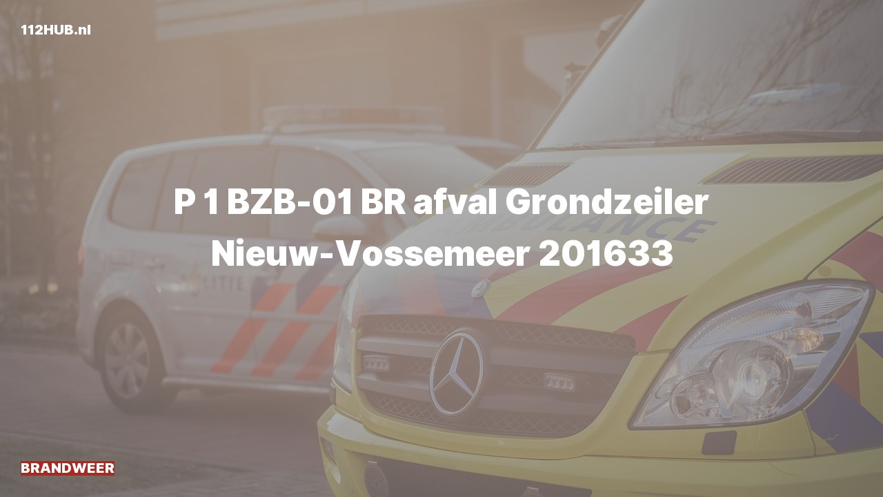 Deelafbeelding voor Brandweer met spoed naar de Grondzeiler in Nieuw-Vossemeer.