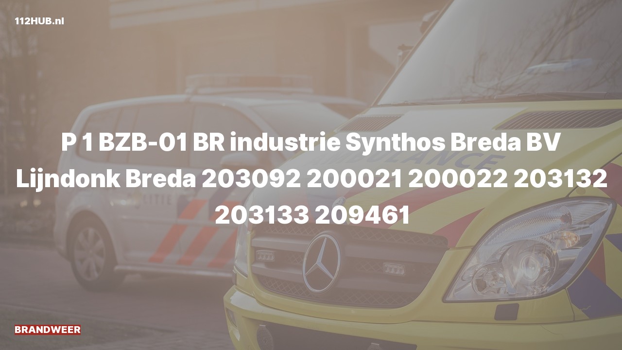 Deelafbeelding voor Brandweer met spoed naar de Lijndonk in Breda.
