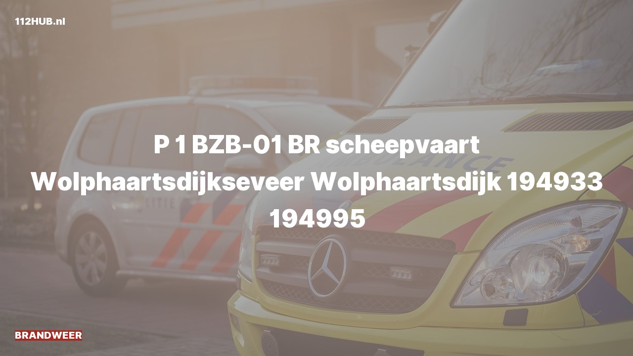 Deelafbeelding voor Brandweer met spoed naar de Wolphaartsdijkseveer in Wolphaartsdijk.