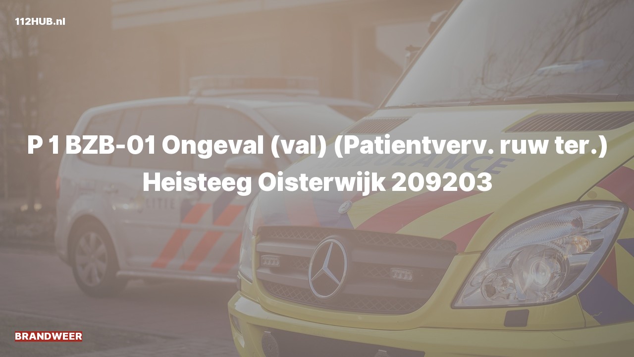 Deelafbeelding voor P2000-melding.