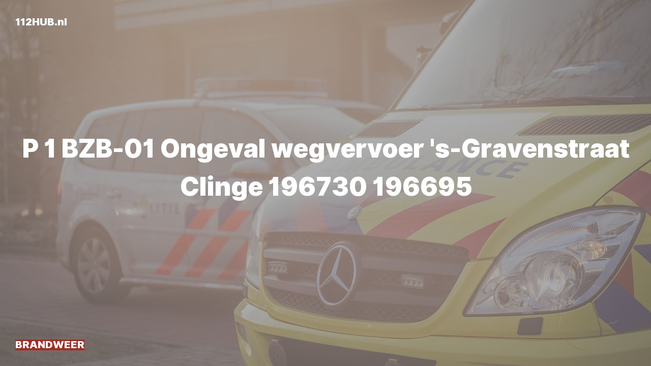 Deelafbeelding voor P2000-melding voor verkeersongeval.