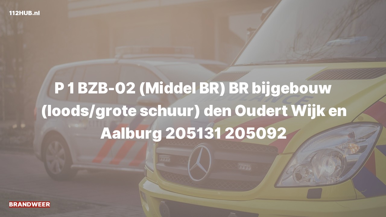 Deelafbeelding voor Brandweer met spoed naar de den Oudert in Wijk en Aalburg.