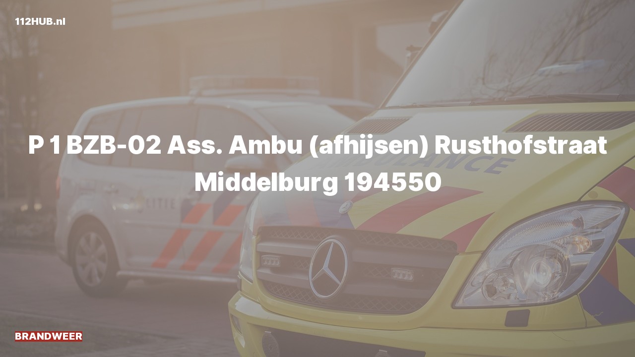 Deelafbeelding voor De brandweer is met spoed uitgerukt voor afhijsen naar de Rusthofstraat in Middelburg