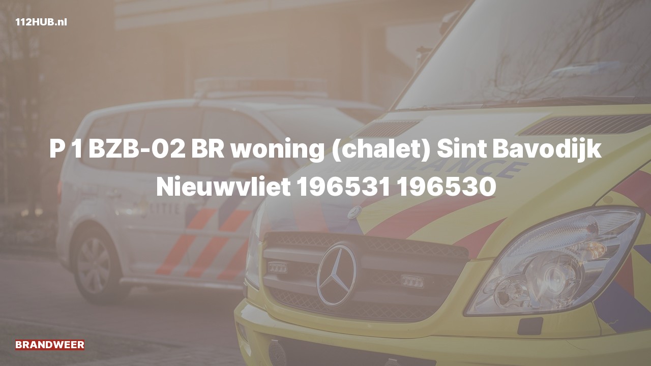 Deelafbeelding voor Brandweer met spoed voor brand in woning naar de Sint Bavodijk in Nieuwvliet.