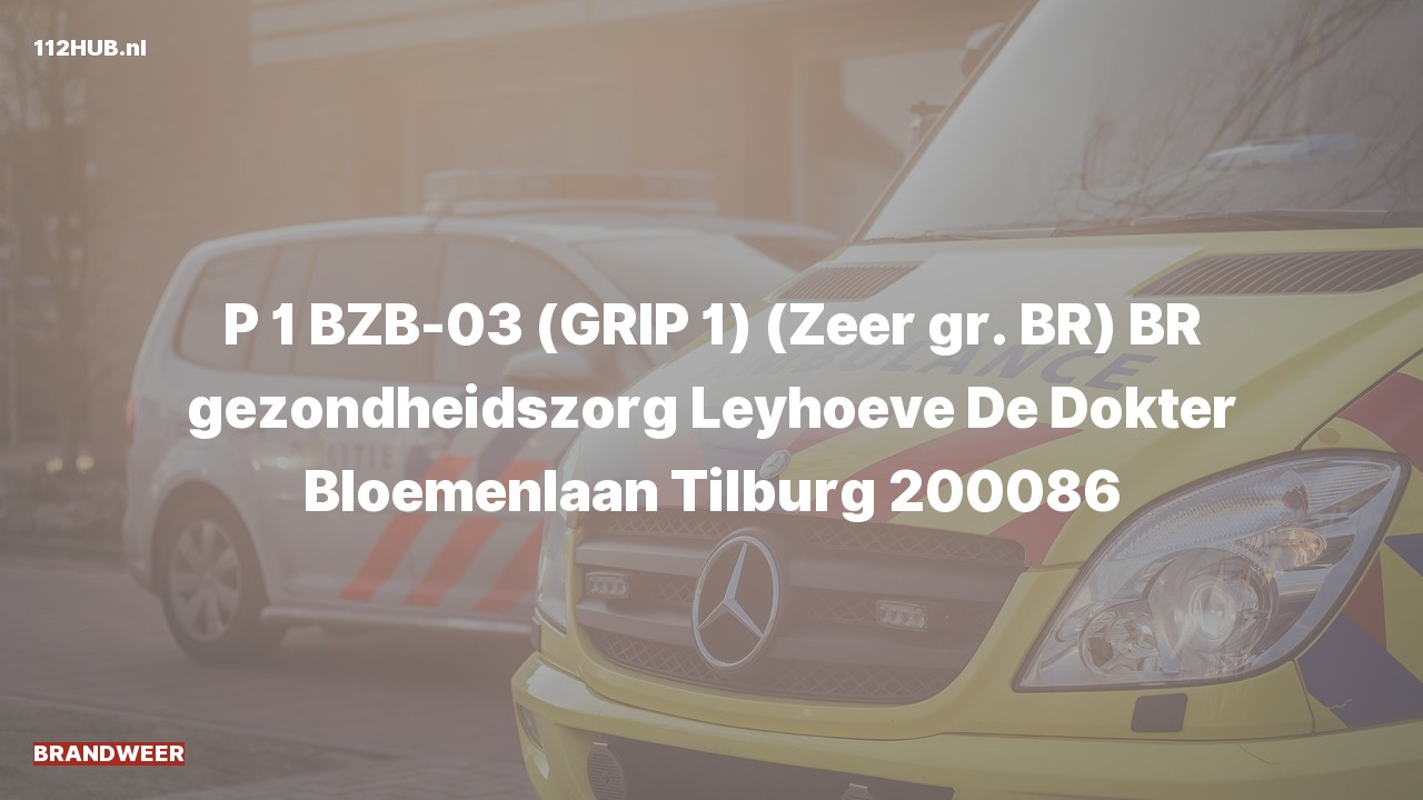 Deelafbeelding voor P2000-melding.