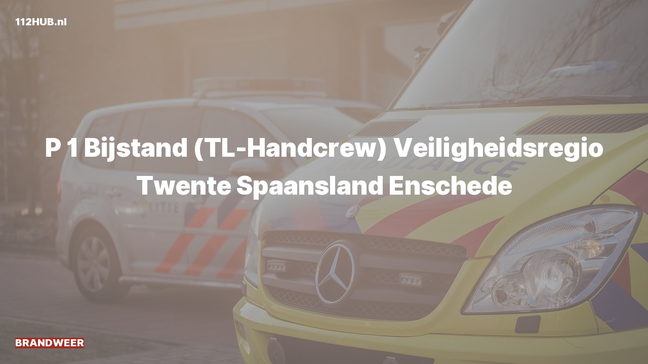 Deelafbeelding voor Brandweer met spoed naar de Spaansland in Enschede.