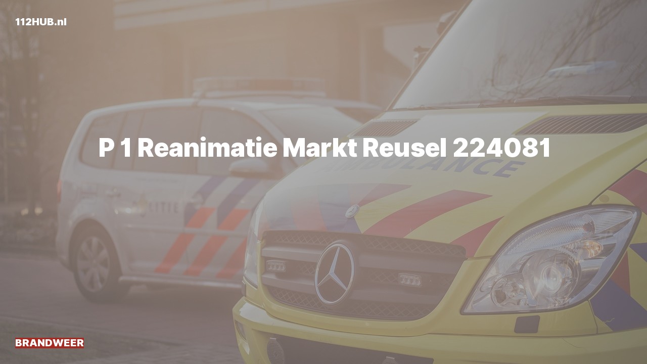 Deelafbeelding voor Brandweer met spoed naar de Markt in Reusel.