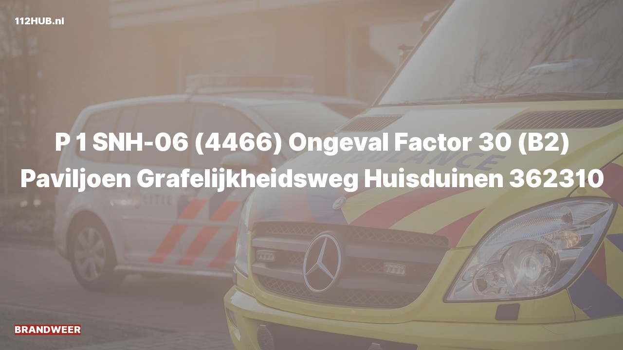 Deelafbeelding voor Brandweer met spoed naar de Grafelijkheidsweg in Huisduinen.