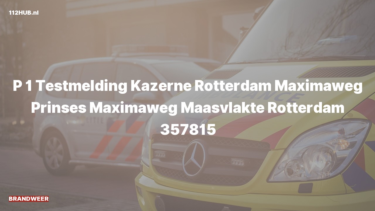 Deelafbeelding voor P2000-melding.