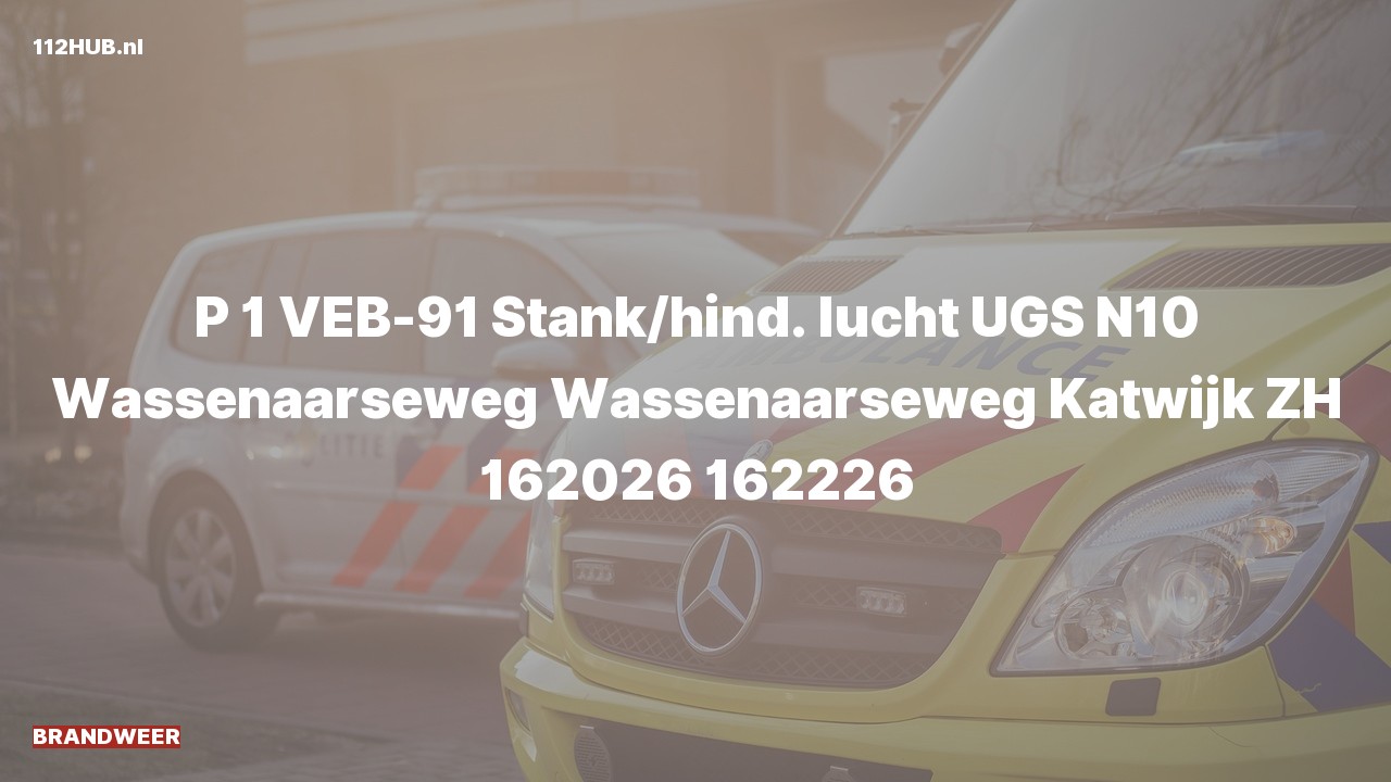 Deelafbeelding voor Brandweer met spoed voor stank of gaslucht.