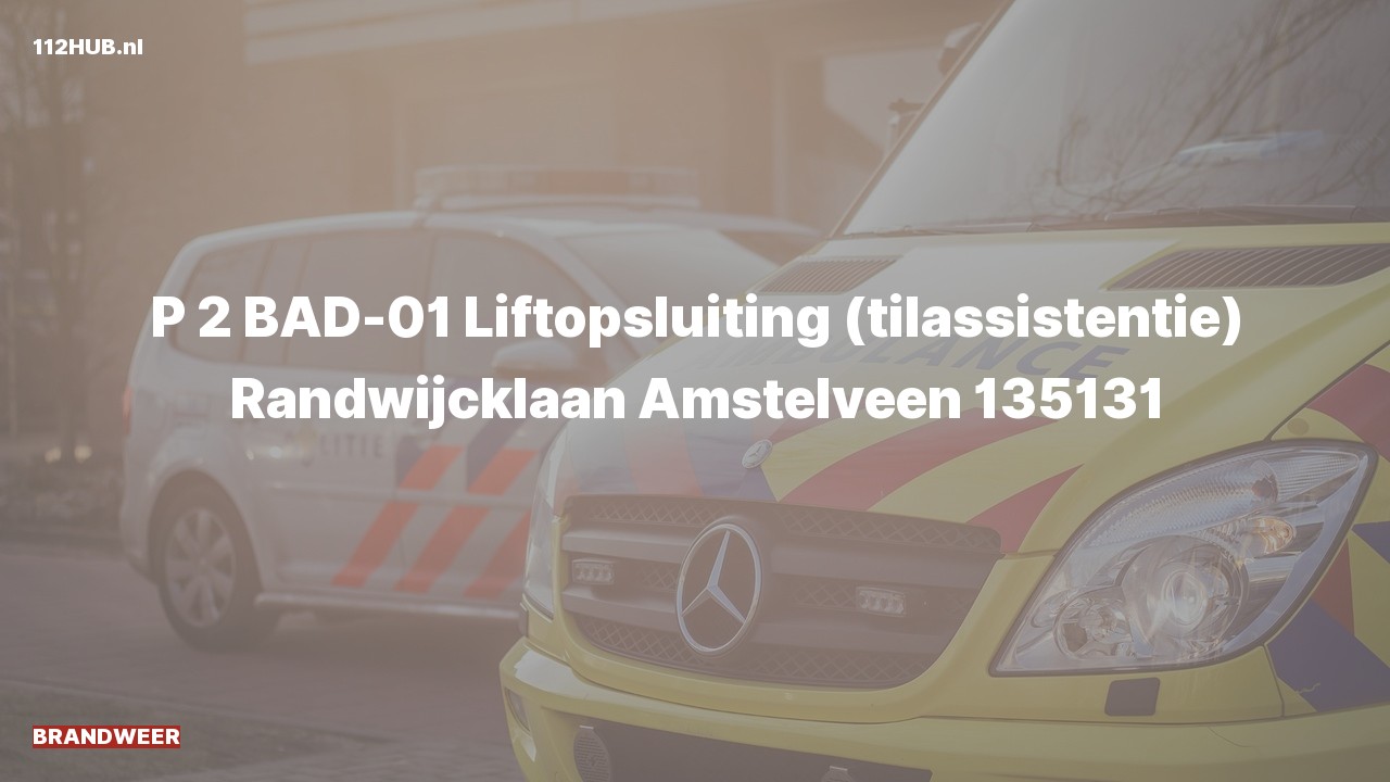 Deelafbeelding voor Brandweer met gepaste spoed naar de Randwijcklaan in Amstelveen.