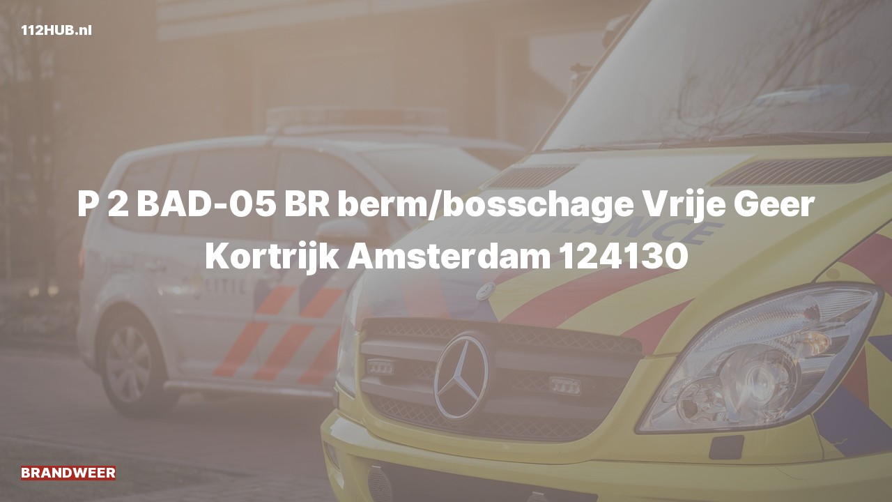 Deelafbeelding voor Brandweer met gepaste spoed naar de Vrije Geer in Amsterdam.