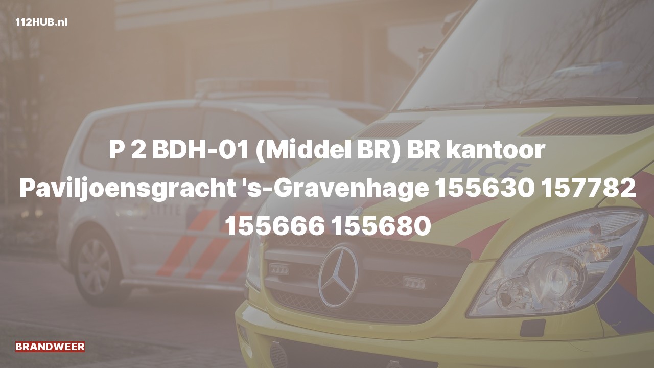 Deelafbeelding voor Brandweer met gepaste spoed naar de Paviljoensgracht in 's-Gravenhage.
