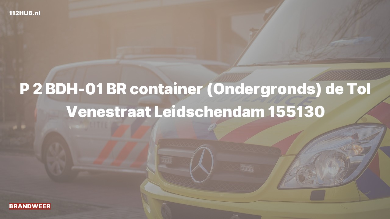 Deelafbeelding voor Brandweer met gepaste spoed naar de Venestraat in Leidschendam.