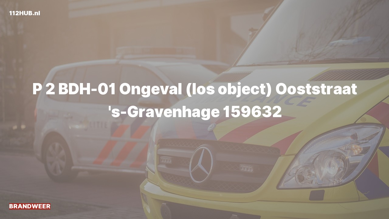 Deelafbeelding voor Brandweer met gepaste spoed naar de Ooststraat in 's-Gravenhage.