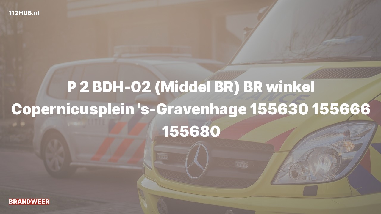 Deelafbeelding voor De brandweer is met gepaste spoed uitgerukt voor een brand naar de Copernicusplein in 's-Gravenhage