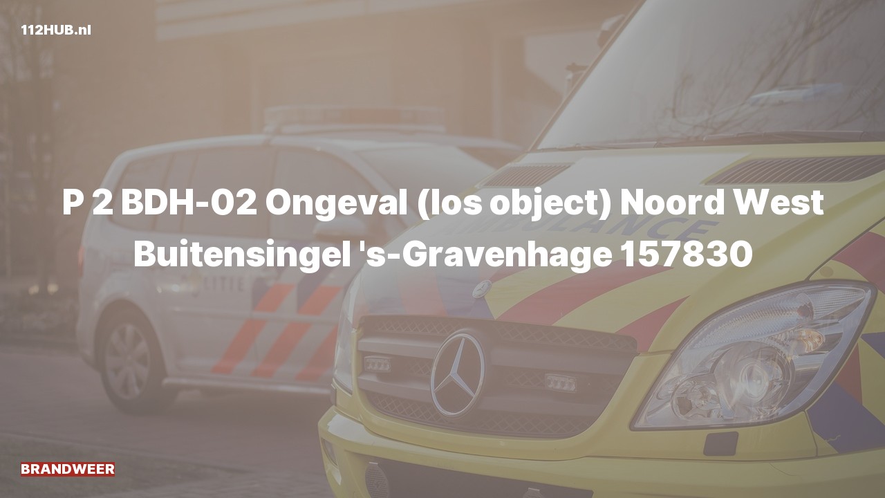 Deelafbeelding voor Brandweer met gepaste spoed naar de Noord West Buitensingel in 's-Gravenhage.