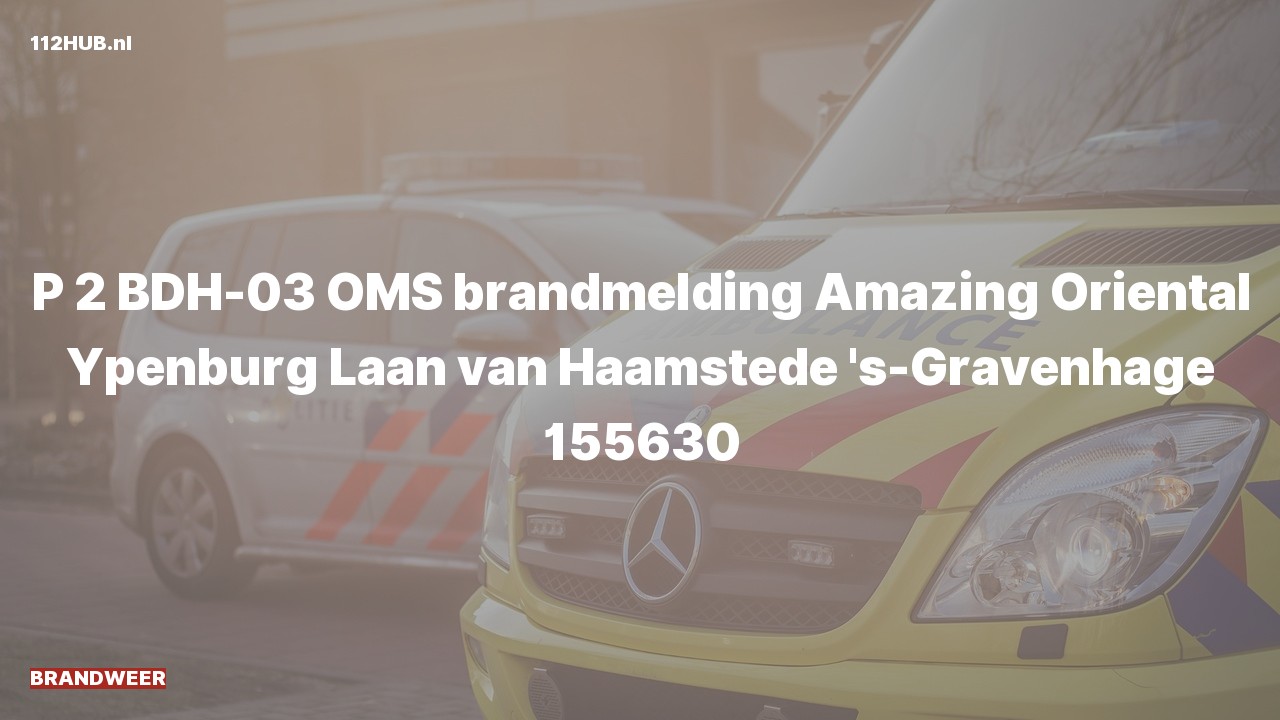 Deelafbeelding voor De brandweer is met gepaste spoed uitgerukt voor een automatische brandmelding naar de Laan van Haamstede in 's-Gravenhage