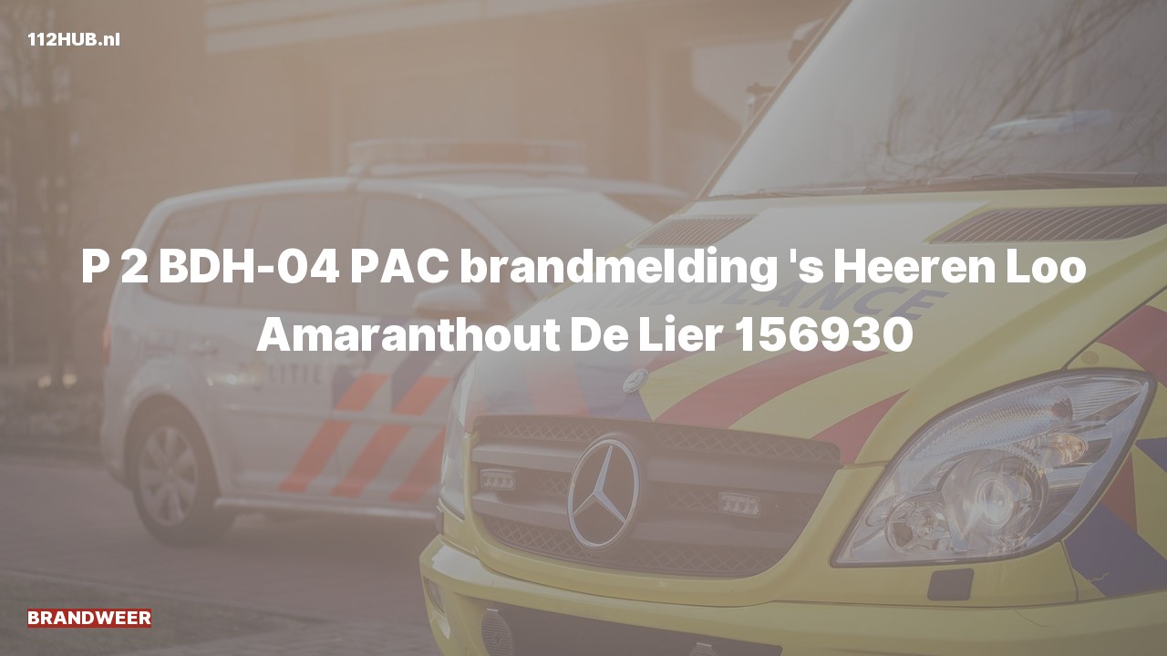 Deelafbeelding voor Brandweer met gepaste spoed voor brandmelding.
