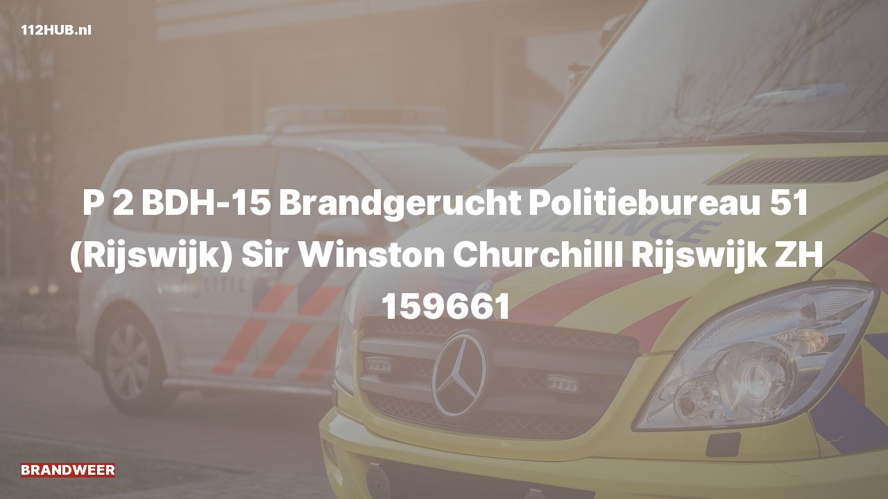 Deelafbeelding voor De brandweer is met gepaste spoed uitgerukt voor een brandgerucht