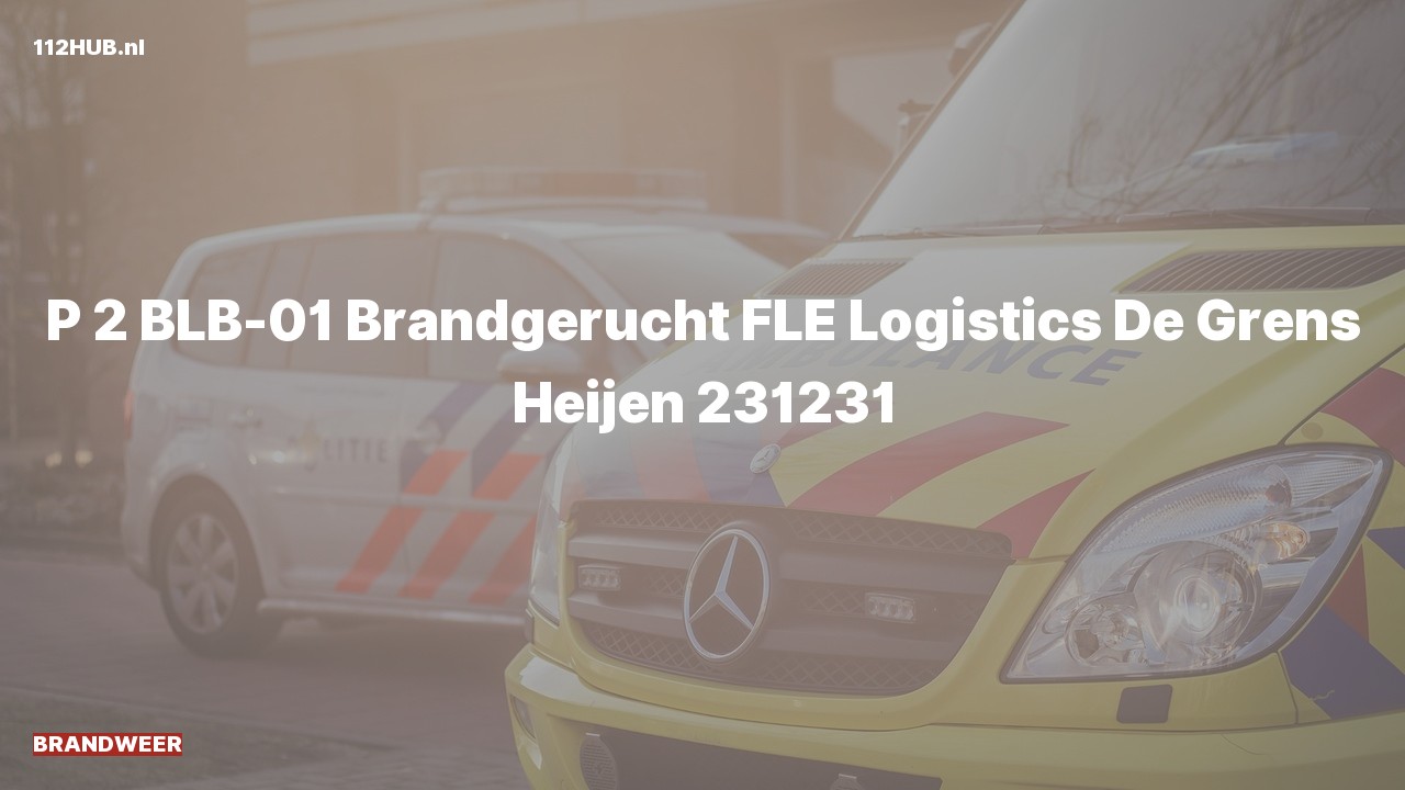 Deelafbeelding voor P2000-melding voor brandgerucht.