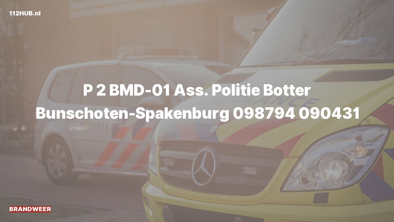 Deelafbeelding voor Brandweer met gepaste spoed naar de Botter in Bunschoten-Spakenburg.