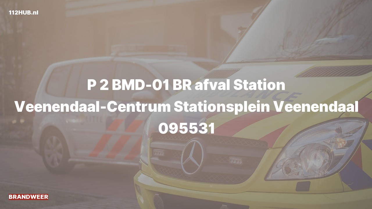 Deelafbeelding voor Brandweer met gepaste spoed naar de Stationsplein in Veenendaal.