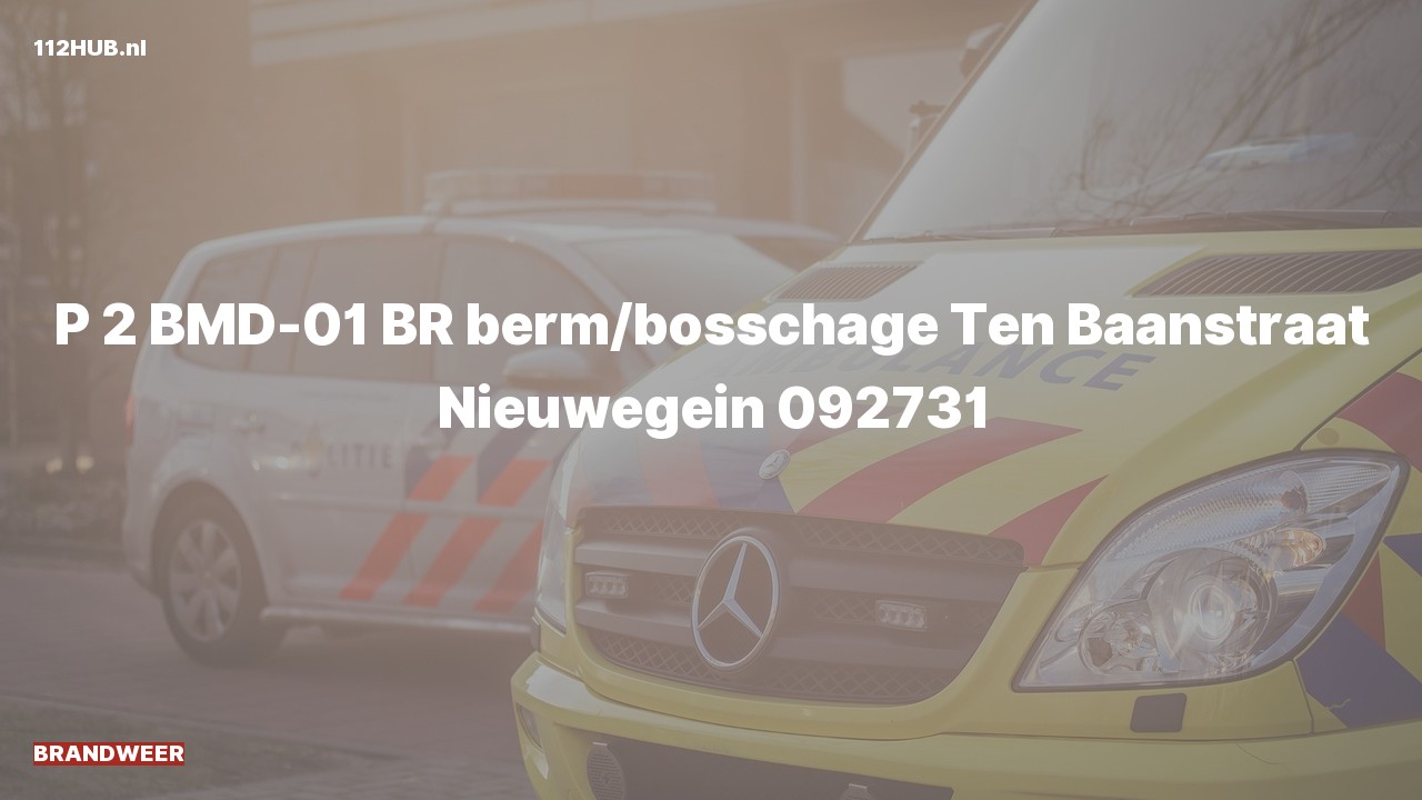 Deelafbeelding voor Brandweer met gepaste spoed naar de Ten Baanstraat in Nieuwegein.