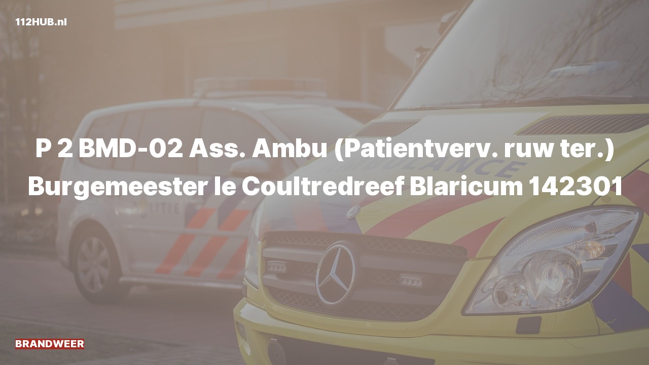Deelafbeelding voor Brandweer met gepaste spoed voor ambulance-assistentie.