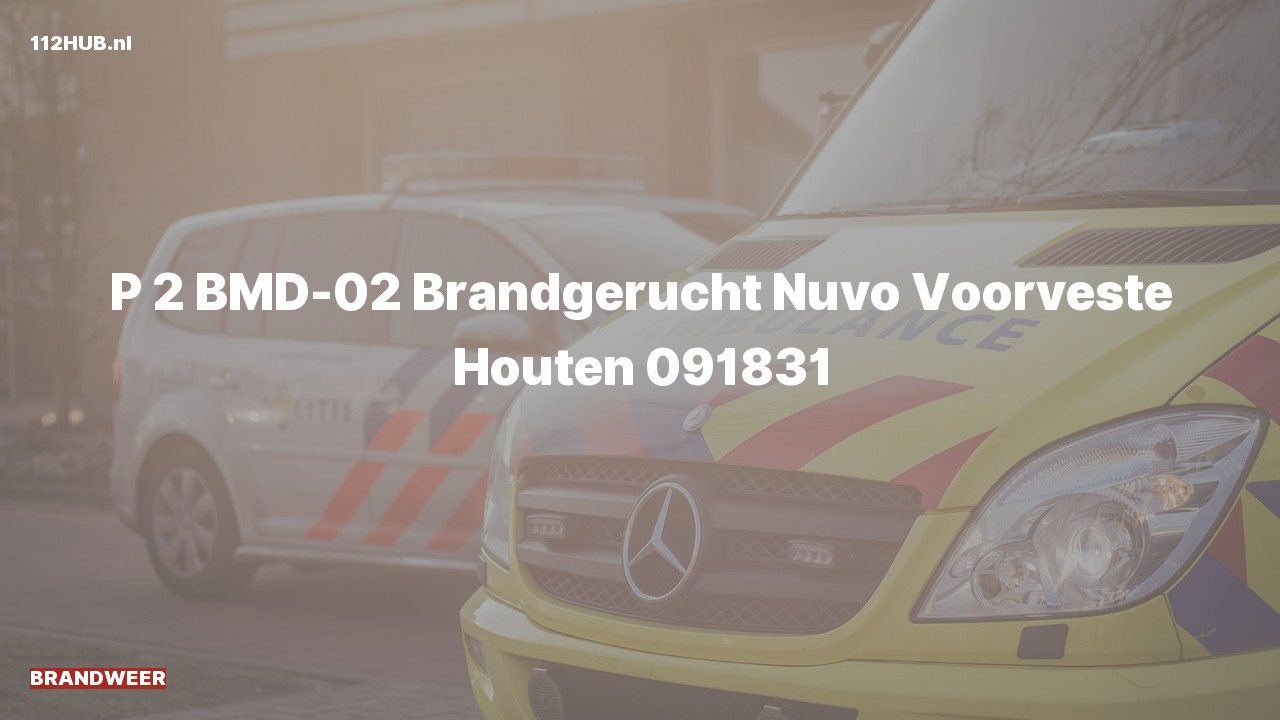Deelafbeelding voor Brandweer met gepaste spoed voor brandgerucht naar de Voorveste in Houten.