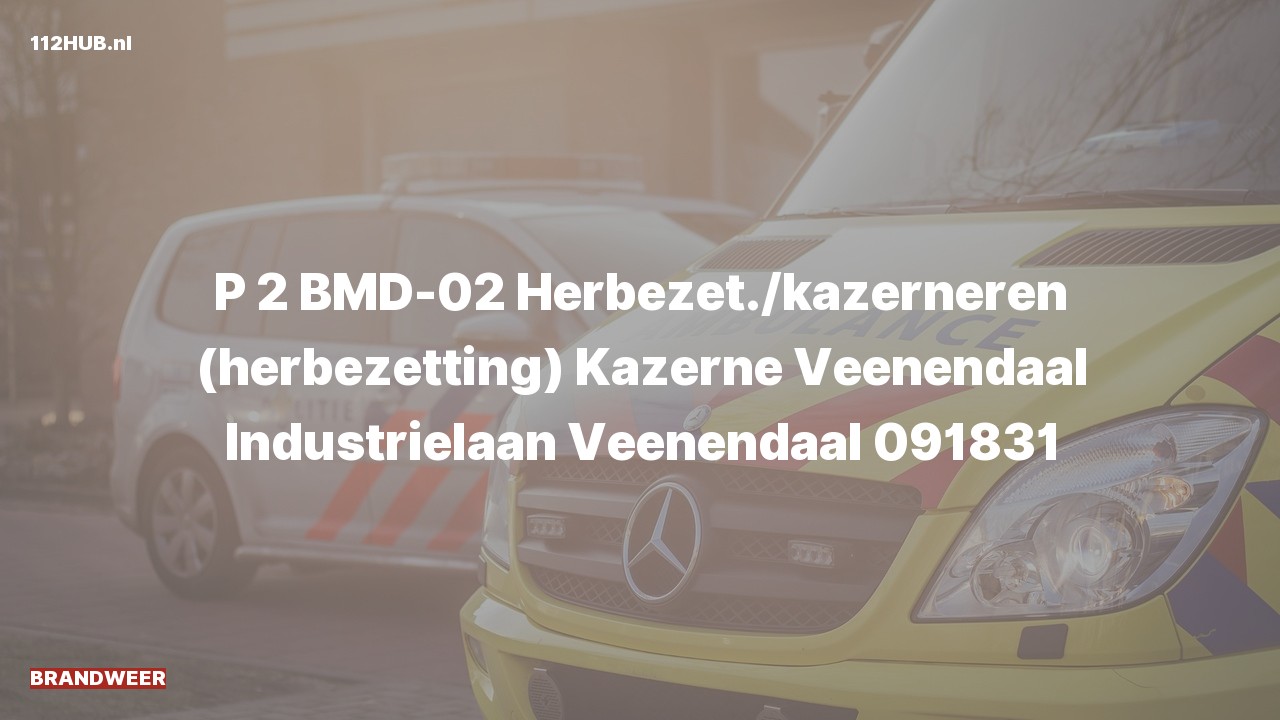 Deelafbeelding voor Brandweer met gepaste spoed naar de Industrielaan in Veenendaal.