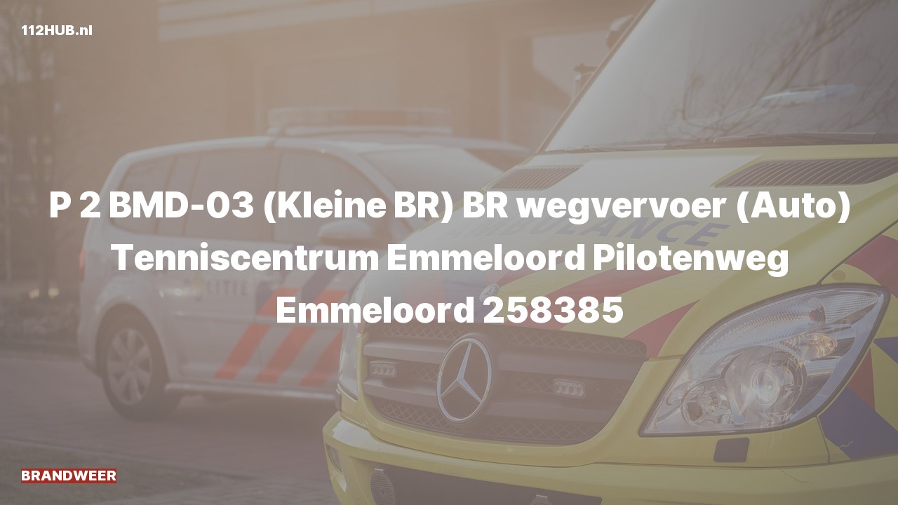 Deelafbeelding voor Brandweer met gepaste spoed naar de Pilotenweg in Emmeloord.