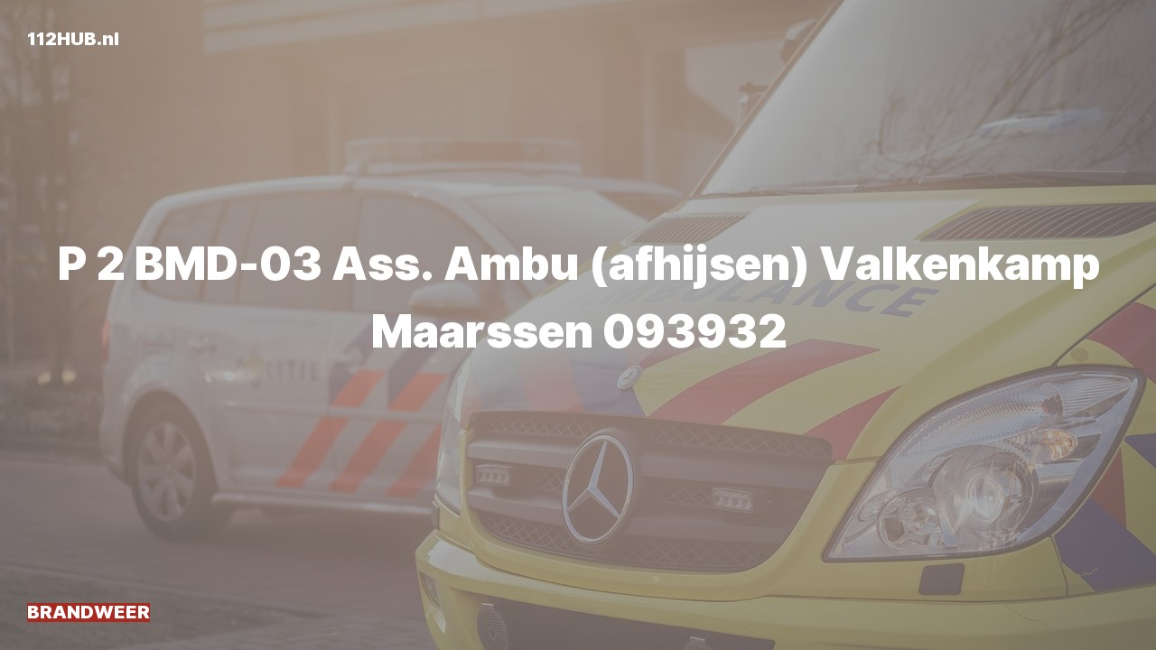 Deelafbeelding voor Brandweer met gepaste spoed voor afhijsen naar de Valkenkamp in Maarssen.