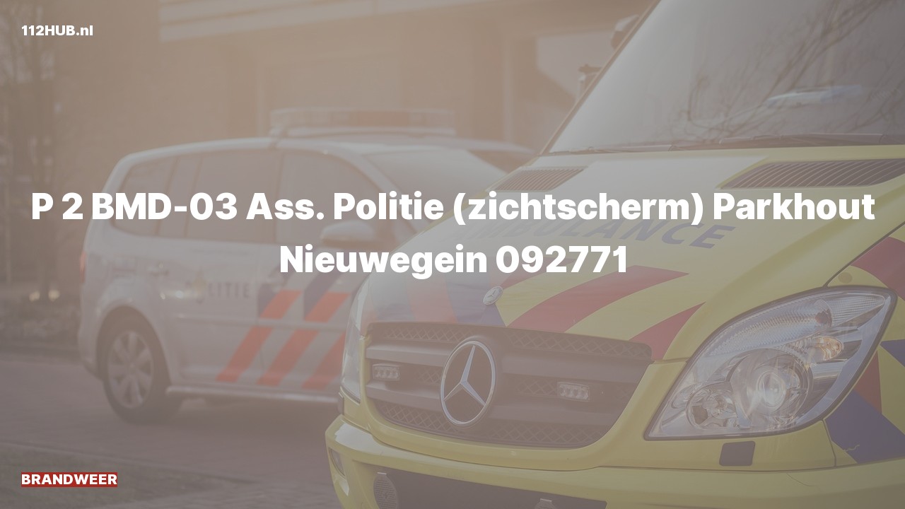 Deelafbeelding voor Brandweer met gepaste spoed naar de Parkhout in Nieuwegein.