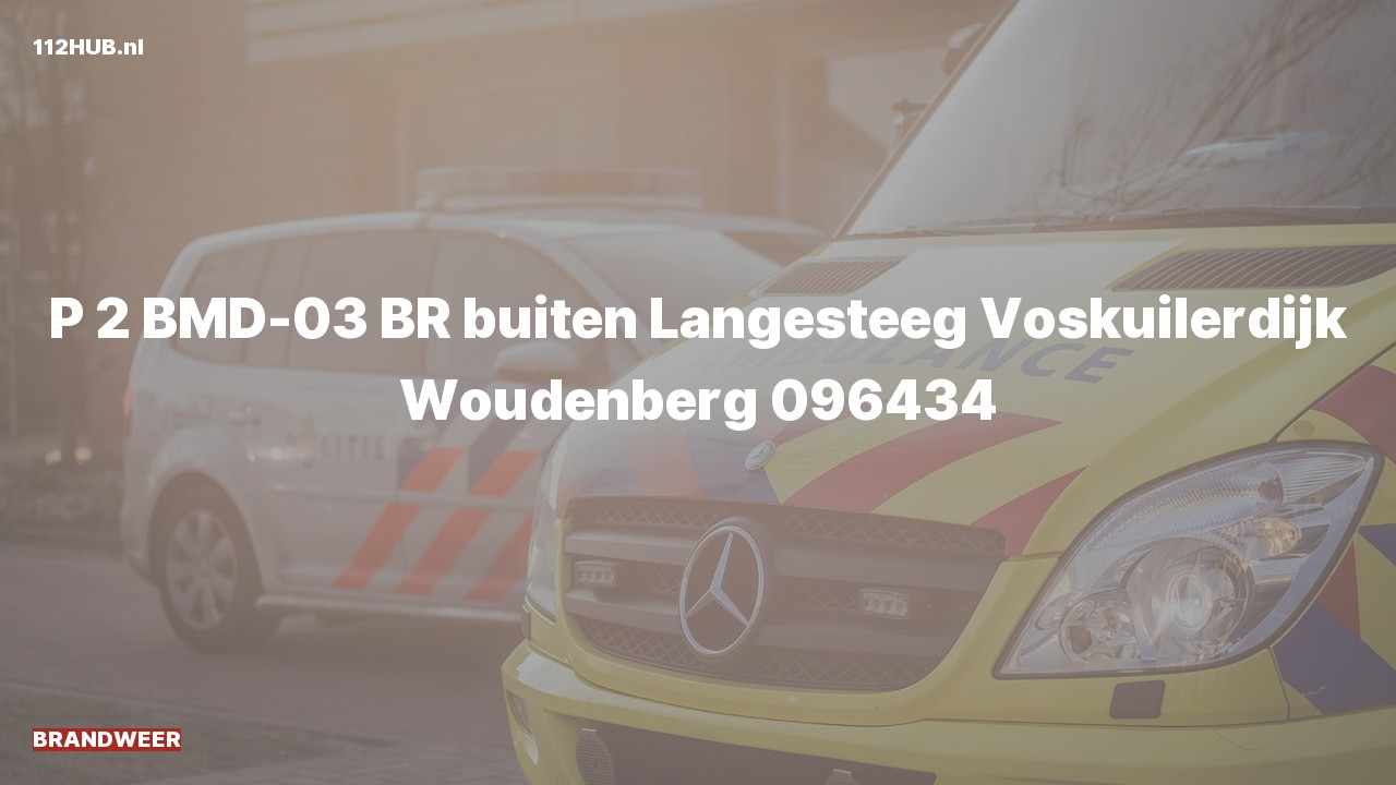 Deelafbeelding voor Brandweer met gepaste spoed naar de Voskuilerdijk in Woudenberg.