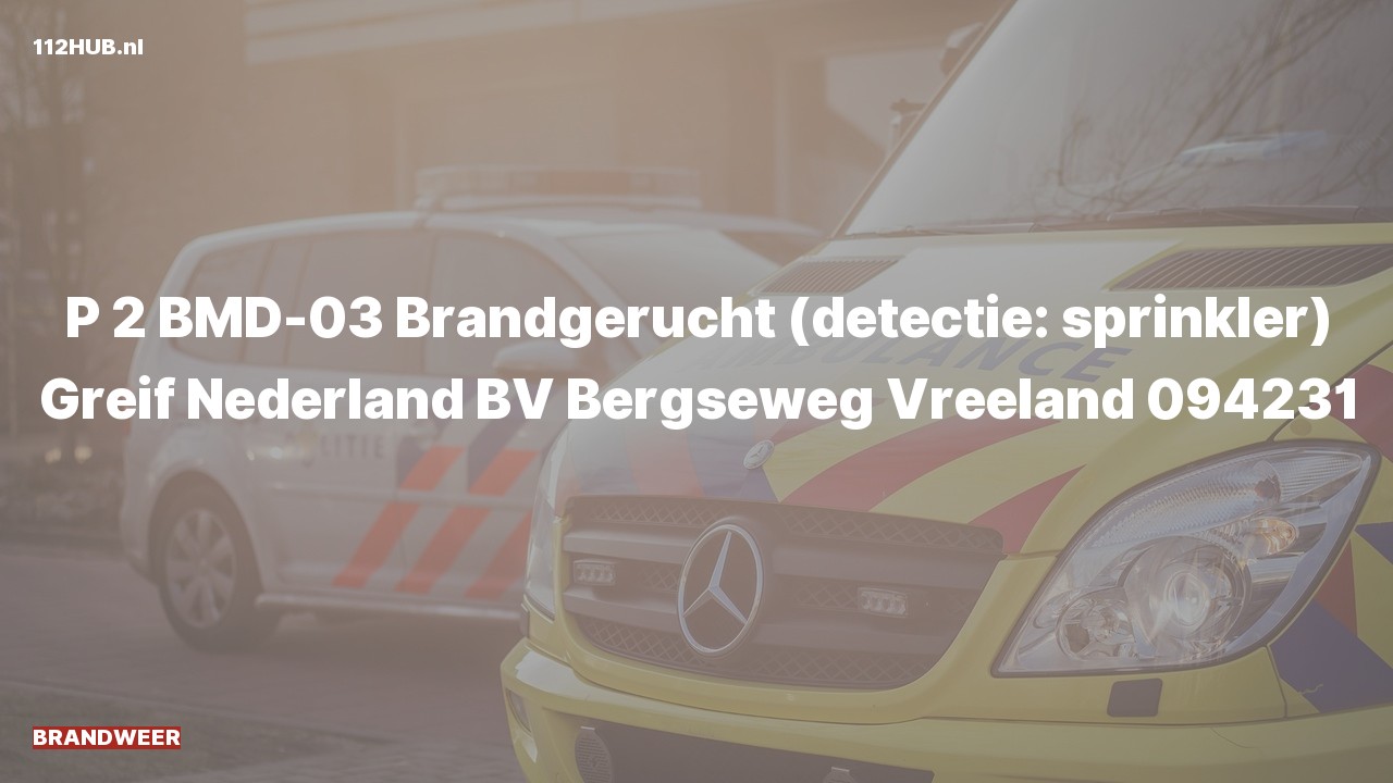 Deelafbeelding voor P2000-melding voor brandgerucht.