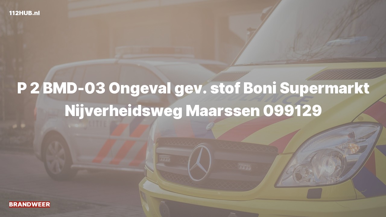 Deelafbeelding voor Brandweer met gepaste spoed naar de Nijverheidsweg in Maarssen.