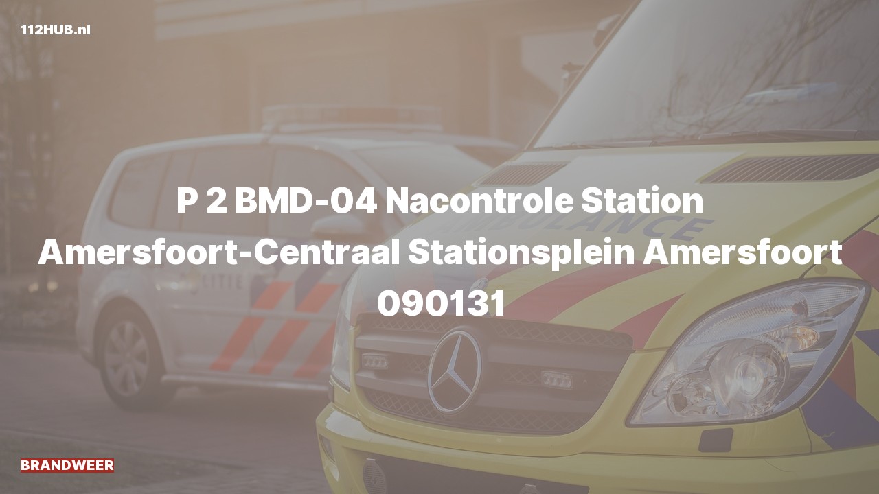 Deelafbeelding voor De brandweer is met gepaste spoed uitgerukt naar de Stationsplein in Amersfoort